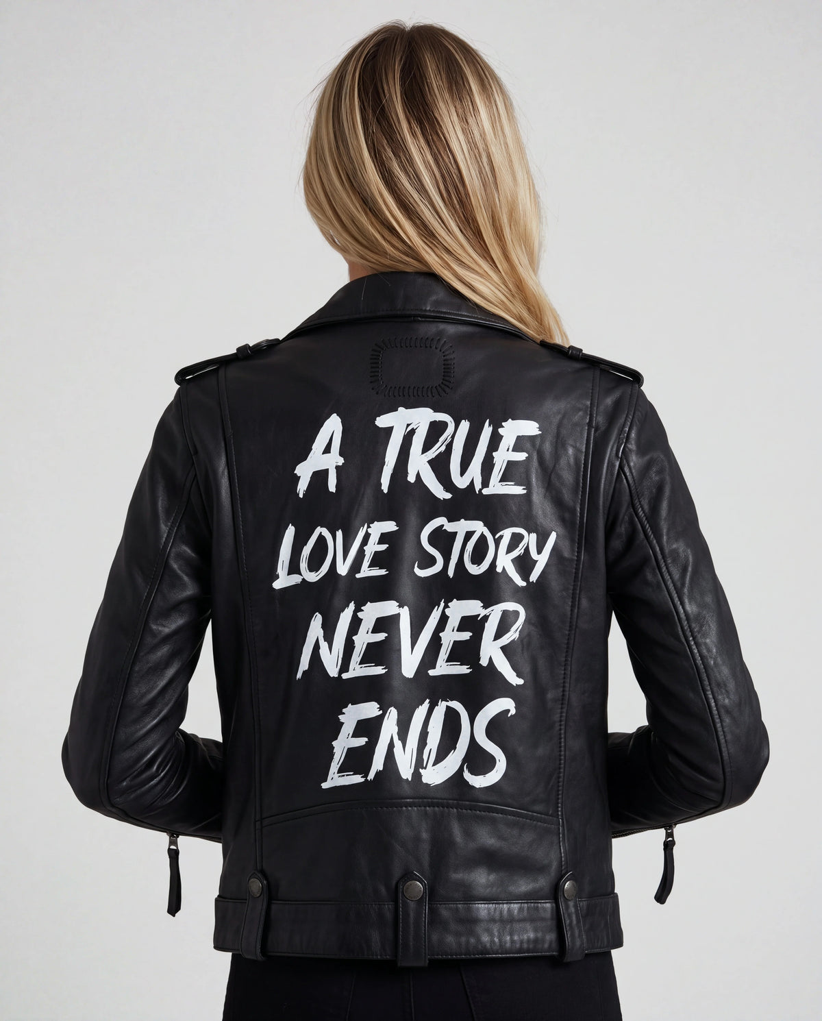 A True Love Story — Detail Schriftzug